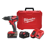 Milwaukee - M18™ 13mm Compact Brushless Drill/Driver Kit (2 x 3.0Ah) | M18CBLDD-302C